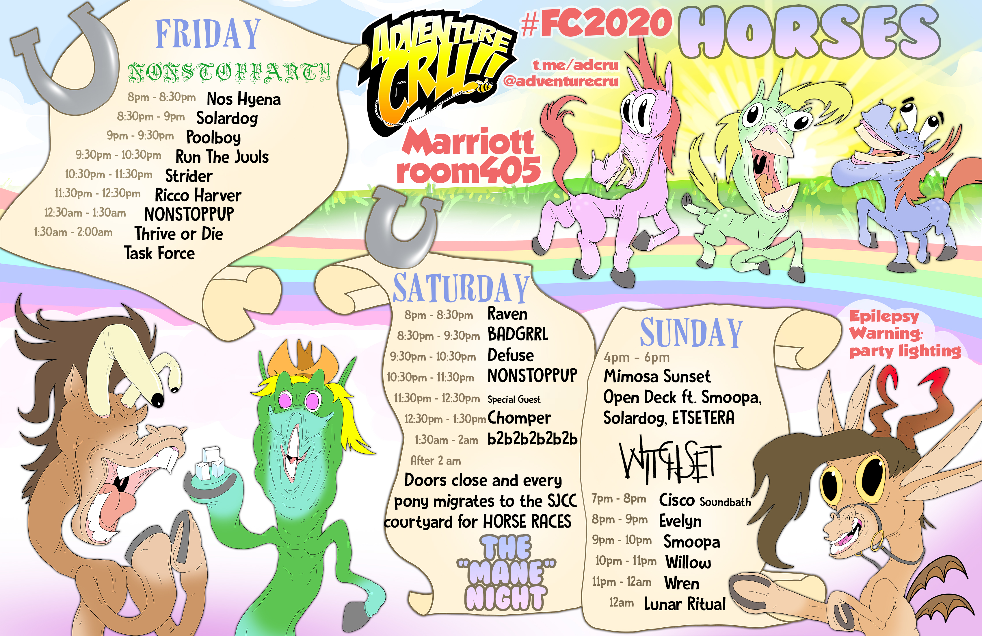 FC2020 AdventureCru Horse poster